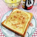 在宅勤務のおじさん's cooksnap of when they made 食パンで簡単♪アップルシナモントースト.