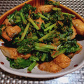 ひっこ's cooksnap of when they made ❁さつまあげと大根の葉ゴマラー炒め❁.