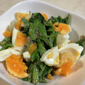 papikun's cooksnap of when they made ほうれん草と茹で卵のサラダ.