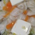 セグちゃん's cooksnap of when they made 簡単鍋で煮るだけ！水餃子の鶏ガラスープ.
