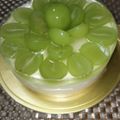 ほか弁ママ's cooksnap of when they made シャインマスカットのレアチーズケーキ.
