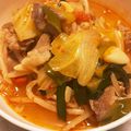 まとらん72's cooksnap of when they made ☆激辛好き★中本の北極ラーメン風スープ.