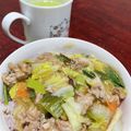 のん0319's cooksnap of when they made 生姜たっぷり!白菜大量消費の中華丼♡.