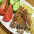 もぐもぐ人's cooksnap of when they made ヘルシー☆魚焼きグリルで鶏もも肉の素焼き.