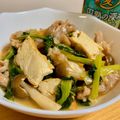 クックＦ8ＪＷ40☆'s cooksnap of when they made 厚揚げと豚肉、小松菜の中華風とろみ煮.