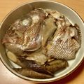 さすらい's cooksnap of when they made 甘辛黄金比♪真鯛のアラの煮付け.