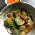a_cossa's cooksnap of when they made 簡単☆夏野菜とナスの揚げ浸しぶっかけ素麺.