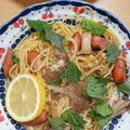 2児ママみきてぃ's cooksnap of when they made 【楽めし】ベーコンのレモン醤油パスタ.