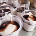 ハチ8コロ8's cooksnap of when they made 黒豆の煮汁でふんわり柔らか✿黒豆ムース✿.