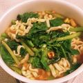 私市ビッキーズ津門巳's cooksnap of when they made ほうれん草カレーラーメン♪.