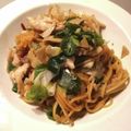 そらしじみ's cooksnap of when they made 簡単☆極旨！鶏肉と下仁田ねぎの和風パスタ.