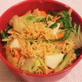 私市ビッキーズ津門巳's cooksnap of when they made 豚汁の具☞野菜色々･白菜チキンラーメン.