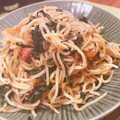 MizuhoBank's cooksnap of when they made ほうれん草と搾菜の焼きそば.