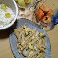 よちりん's cooksnap of when they made ちくわと長芋と卵のバタポン炒め.