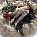 クック2H9MD0☆'s cooksnap of when they made 塩こんぶでぶっかけサラダチキンそうめん.