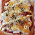 みちゃん0906's cooksnap of when they made ミートソースを簡単リメイク♪～トースト～.