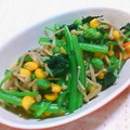 つつくみ's cooksnap of when they made ほうれん草とえのきのバター炒め☆.