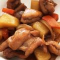 ykland's cooksnap of when they made 鶏モモで肉じゃが♪.