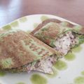 ペキのリリー's cooksnap of when they made さば缶で楽しむホットサンド.
