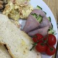 Ruriluru's cooksnap of when they made きゅうりハム巻き.