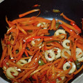 クックMKR96V☆'s cooksnap of when they made 簡単！ピーマンにんじん和風炒め.