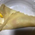 ☆yopipi's cooksnap of when they made レンジでチン♪♪卵無しヘルシークレープ♪.