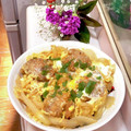 naopon☆'s cooksnap of when they made 簡単☆唐揚げ卵とじ丼.