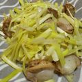 toshio39's cooksnap of when they made ♪黄ニラと帆立の炒めもの.