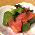 うっかりセサミ's cooksnap of when they made きゅうりとミニトマトの塩昆布和え.