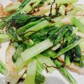 yuzusou's cooksnap of when they made お弁当にも☆小松菜とちくわの塩昆布炒め.