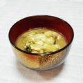 ＠迷子＠'s cooksnap of when they made 豆苗・玉ねぎ・卵の味噌汁♪.