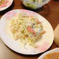 まきSU3LAH☆'s cooksnap of when they made スモークサーモンと蟹カマのディルポテサラ.