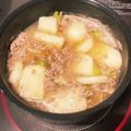 なかじパパ's cooksnap of when they made ほろほろカブとひき肉の煮物.