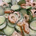 わさもな's cooksnap of when they made きゅうりとちくわのレモンオイマヨサラダ.