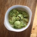 みるく茶's cooksnap of when they made レタスとアボカドのおひたし.