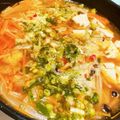 Kaoriru's cooksnap of when they made 手羽と白菜とほうれん草で【もつ鍋風】.