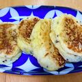 クックZY95ML☆'s cooksnap of when they made 米粉100%フライパンでゴマと胡桃のパン.