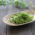 まろんかふぇ's cooksnap of when they made ☆春菊と胡桃とチーズのサラダ☆.