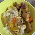 テヨン1's cooksnap of when they made 【レポ20】簡単甘めの親子丼。.