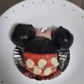 Viscuit's cooksnap of when they made 簡単キャラ弁☆ミッキー&ミニーおにぎり♪.