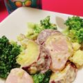 mi0625ura's cooksnap of when they made ブロッコリーとさつま芋の春色サラダ❀.