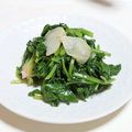チコリママ's cooksnap of when they made ほうれん草のニンニク青菜炒め(^O^).
