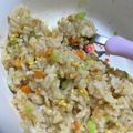 ぽんこぽこり's cooksnap of when they made 【農家のレシピ】レタスとエビのチャーハン.