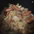 toshio39's cooksnap of when they made 白菜とソーセージの白だし煮.