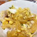 みゃみゃごと's cooksnap of when they made 麺つゆで親子丼♡鳥もも♡卵♡玉ねぎ♡簡単.
