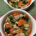 猫のミイヤ's cooksnap of when they made 鶏もも肉と小松菜の煮物.