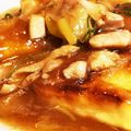 ウメデレラ's cooksnap of when they made 鶏ももとお豆腐の生姜あんかけ煮.