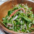 fu♪♪'s cooksnap of when they made 豆苗＊カニカマ＊ツナのWマスタード和え.