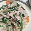YYYm2121's cooksnap of when they made 簡単に【鮭のムニエル（キノコクリーム）】.