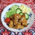 mmameco's cooksnap of when they made ささみの照り焼き韓国風.
